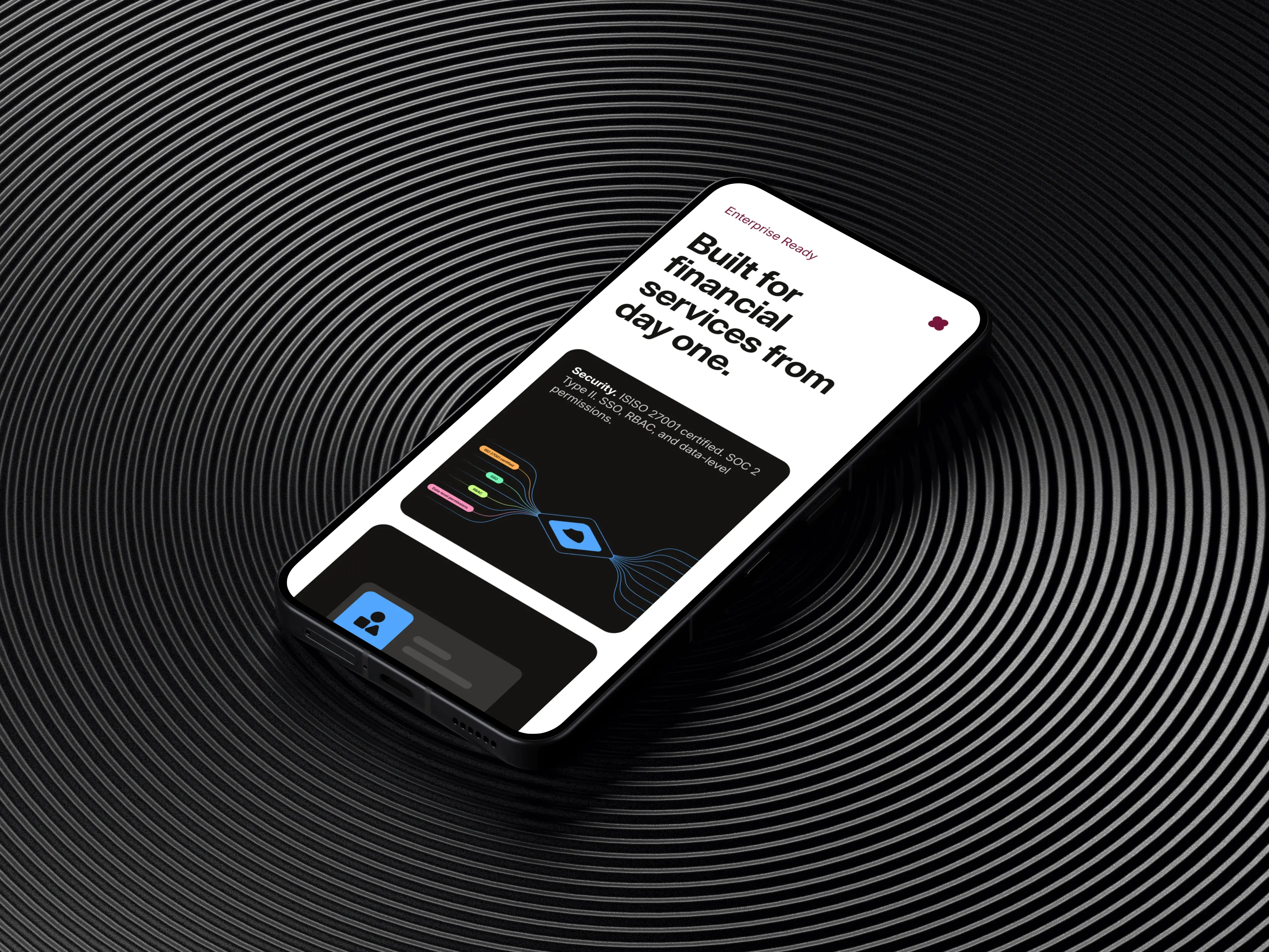 Dimply product visualisation: stacked card interface