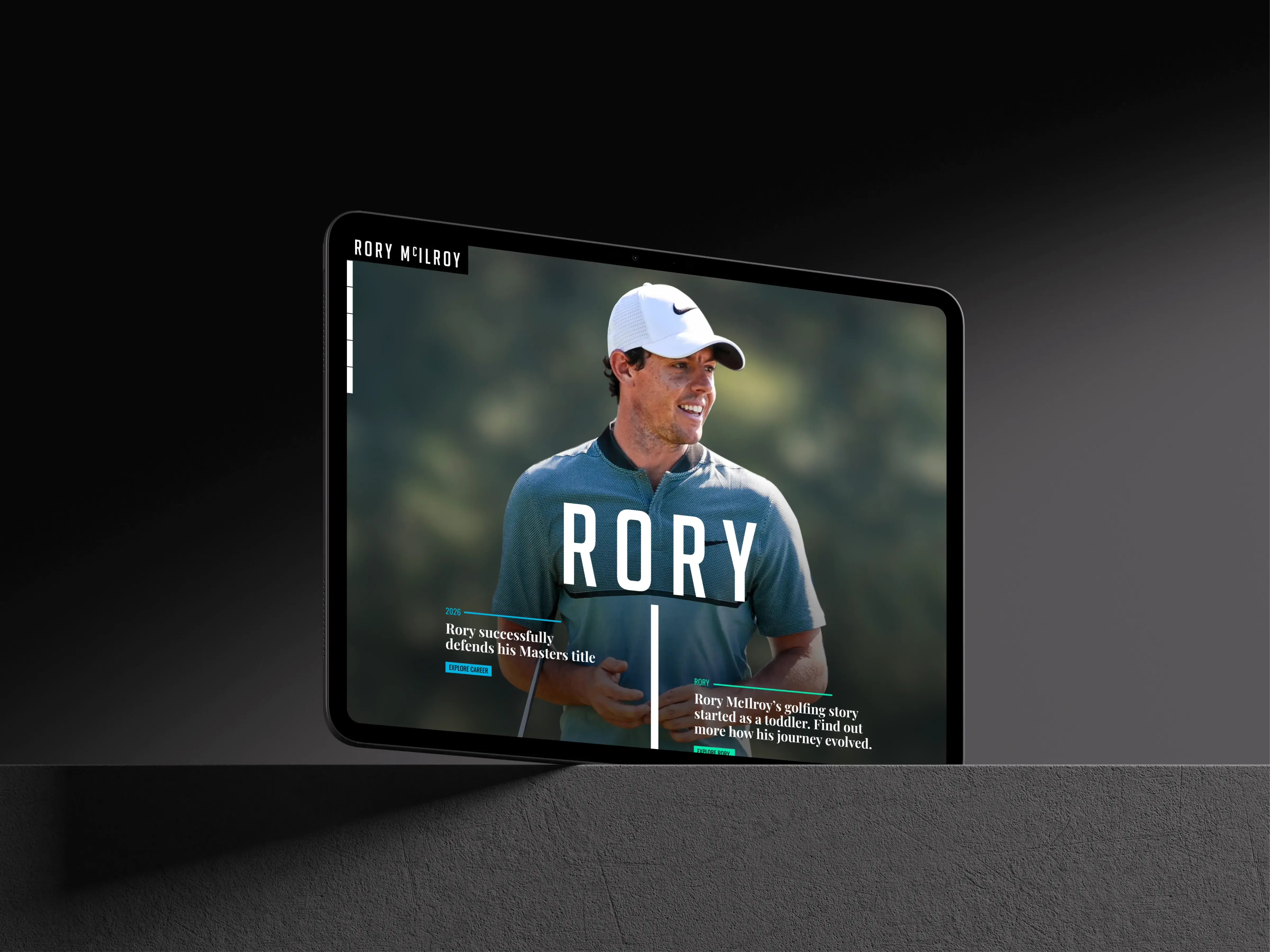 Rory McIlroy — mockup